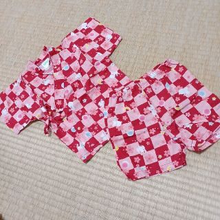 うさぎ　桜柄　甚平　90size(甚平/浴衣)