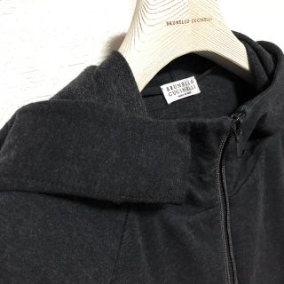 美品 ブルネロクチネリ L モニーレ装飾 フード付きスウェットパーカー