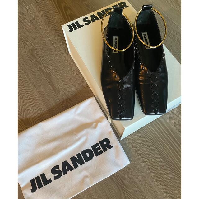 最新な Sander Jil - SANDER ジルサンダー バレエシューズ☆JIL バレエ