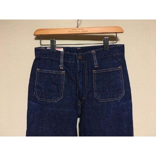 希少7080's BOBSON TALON社ジップ フレア ベルボトム デニム BOBSON ボブソン ベルボトム ボタンフライ C22 USA製 177P