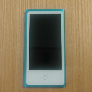 アップル(Apple)のiPod nano ブルー(ポータブルプレーヤー)