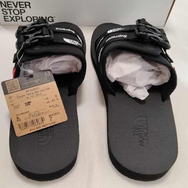 Supreme(シュプリーム)のSupreme TNF Trekking Sandal 黒27cm 新品未使用 メンズの靴/シューズ(サンダル)の商品写真