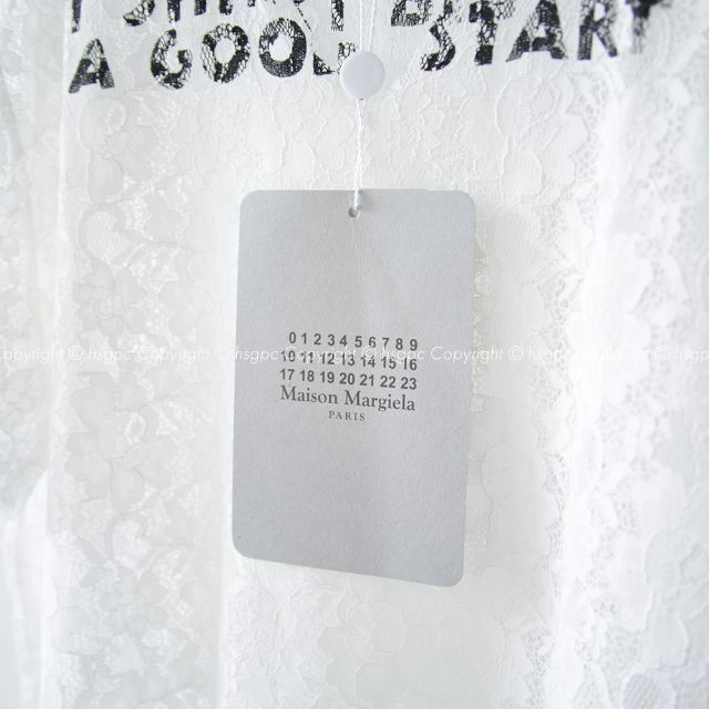 Maison Martin Margiela(マルタンマルジェラ)のMM6 マルジェラ 花柄 レース エイズ カットソー Tシャツ レディースのトップス(Tシャツ(半袖/袖なし))の商品写真