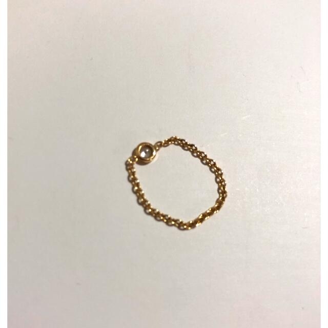 Christian Dior(クリスチャンディオール)のディオール　ミミウィ　ダイヤ　チェーンリング レディースのアクセサリー(リング(指輪))の商品写真