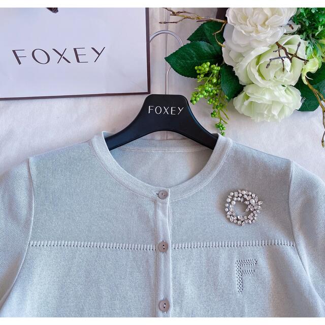 FOXEY  2019年Ripple カーディガン38 極美品　Rene