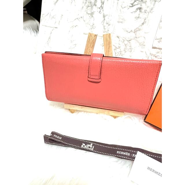 Hermes(エルメス)の♡エルメス♡【正規品】VIP顧客刻印べアンスフレ財布♡【美品】幸せピンク♡ レディースのファッション小物(財布)の商品写真