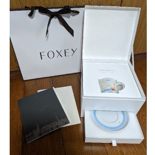 フォクシー(FOXEY)のフォクシー London絵柄 カップ＆ソーサー ノベルティ(グラス/カップ)