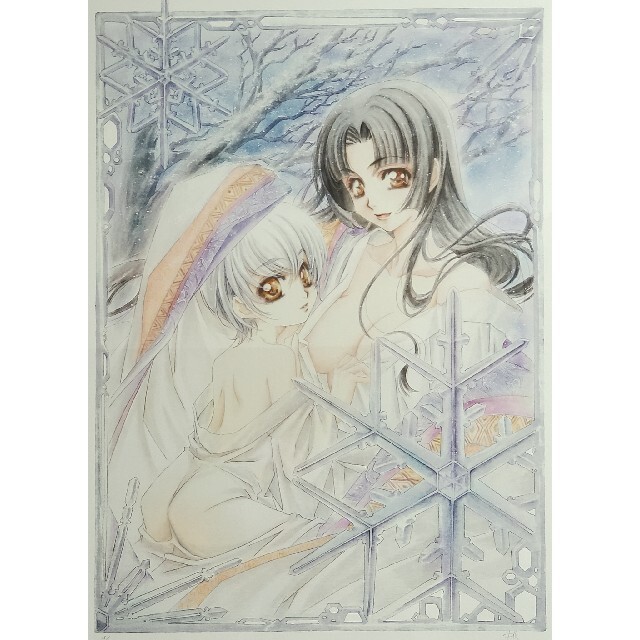 M&I ART SYSTEM】中嶋敦子直筆サイン入り『舞雪乃華』☆保証書付き