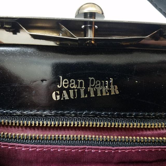 Jean-Paul GAULTIER(ジャンポールゴルチエ)のゴルチエ ハンドバッグ - 黒 がま口 レザー レディースのバッグ(ハンドバッグ)の商品写真