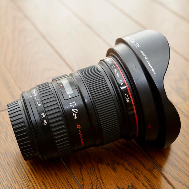 Canon(キヤノン)のjuna様専用　CANON EF 17-40mm 1:4L USM スマホ/家電/カメラのカメラ(レンズ(ズーム))の商品写真