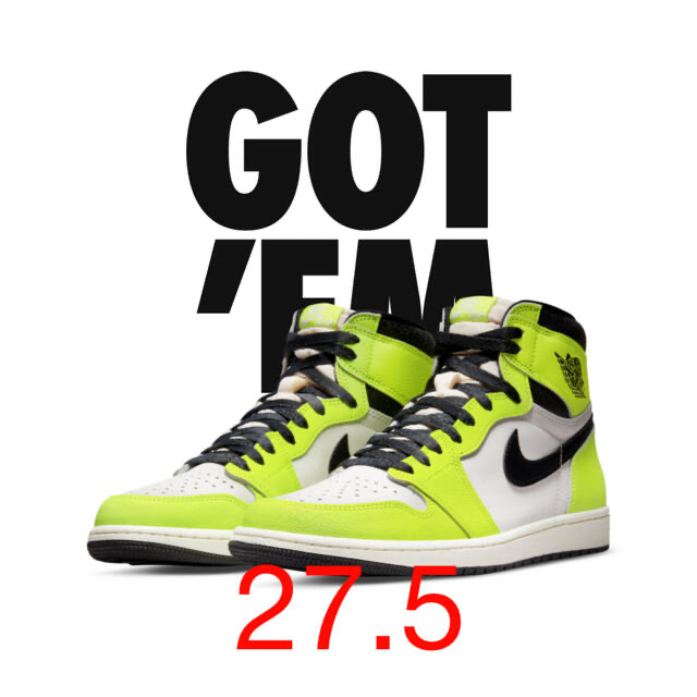 NIKE AIR JORDAN 1 HIGH OG VOLT 27.5