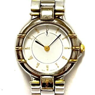 サンローラン ゴールド 腕時計(レディース)（シルバー/銀色系）の通販 