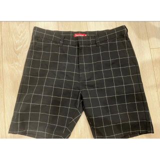 シュプリーム(Supreme)のsupreme grid work short ショートパンツ ハーフパンツ(ショートパンツ)