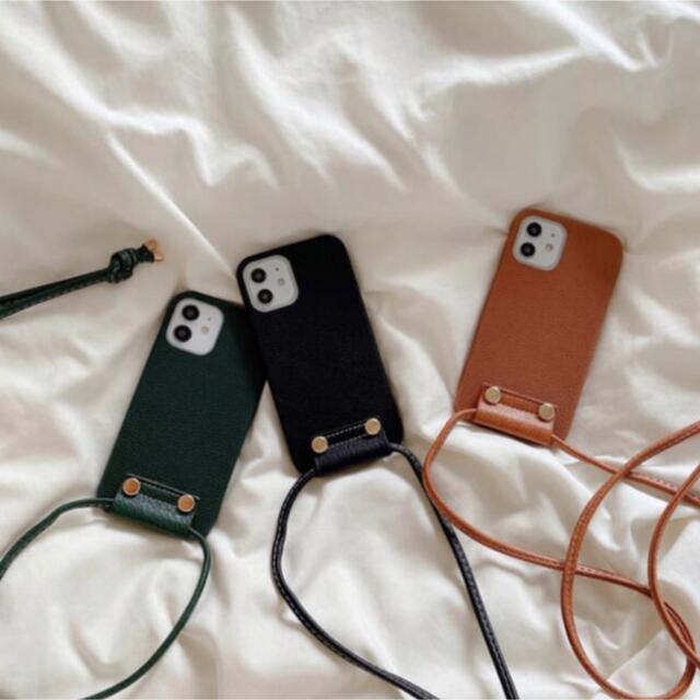 TODAYFUL(トゥデイフル)の新品nstagramで人気 フェイクレザー iPhoneスマホショルダー スマホ/家電/カメラのスマホアクセサリー(iPhoneケース)の商品写真