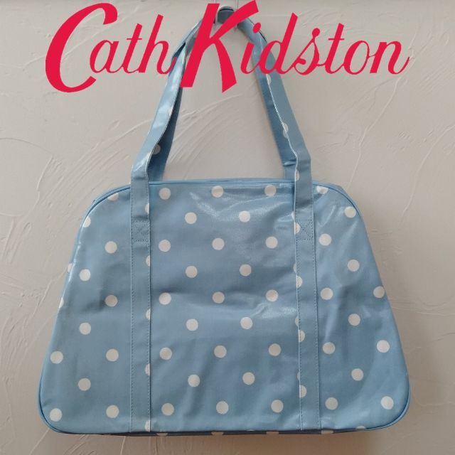 Cath Kidston(キャスキッドソン)の新品 キャスキッドソン ウイークエンドバッグ スポットブルー レディースのバッグ(ボストンバッグ)の商品写真