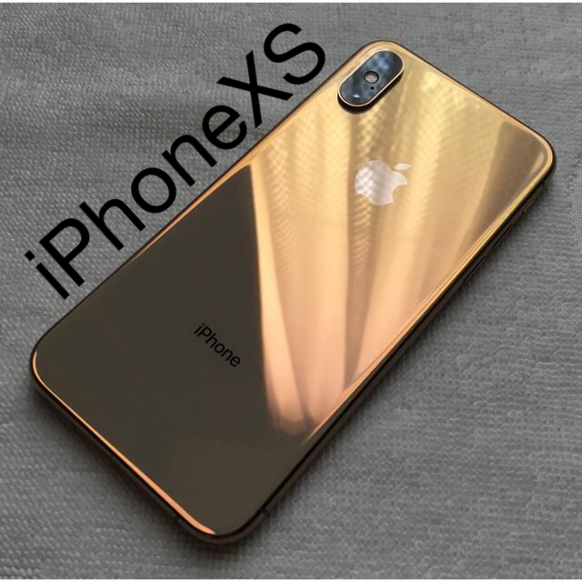 本日のみ特価！超美品！docomo iPhoneXS ゴールド 64GBスマートフォン本体