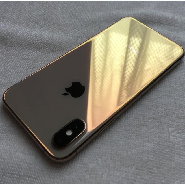 本日のみ特価！超美品！docomo iPhoneXS ゴールド 64GBスマートフォン本体