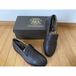 カミナンド(CAMINANDO)のCAMINANDO オペラシューズ　ダークブラウン26cm(スリッポン/モカシン)