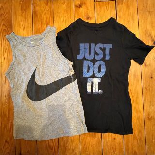 ナイキ(NIKE)のNIKE ナイキ☆半袖Tシャツ+タンクトップセット S 140(Tシャツ/カットソー)