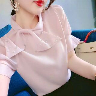 エイミーイストワール ロゴ モノグラムニット 上品 パールボタン