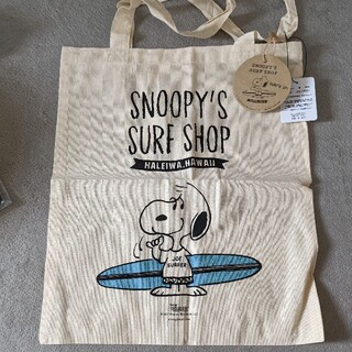 スヌーピー(SNOOPY)のSNOOPY'S SURF SHOP限定 トートバッグ(キャラクターグッズ)