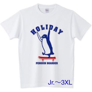 プリントスター(Printstar)のTシャツ ペンギン スケボー スノーボード 休日 動物 鳥　チャムス マンシング(Tシャツ/カットソー(半袖/袖なし))