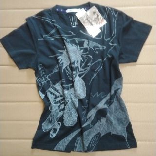 ユニクロ(UNIQLO)のNARUTO グラフィック 半袖Ｔシャツ 岸本斉史描き　XS　ブラック(Tシャツ(半袖/袖なし))