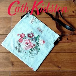 キャスキッドソン(Cath Kidston)の新品 キャスキッドソン ボタンバッグ ブルームグレー(メッセンジャーバッグ)