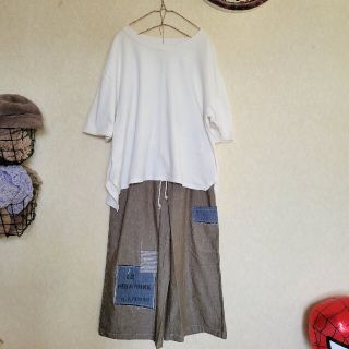 オールドベティーズ(OLD BETTY'S)のOLD BETTY'S デザインクロップドパンツ☆サイズF(クロップドパンツ)