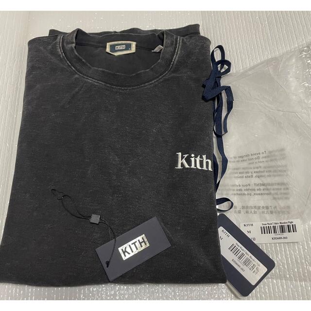 KITH StoneWash T Shirt MoonlessNightTシャツ メンズのトップス(Tシャツ/カットソー(半袖/袖なし))の商品写真