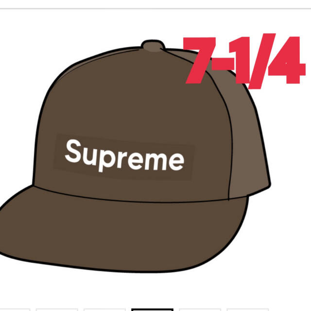 Supreme(シュプリーム)のBox Logo Mesh Back New Era "Brown" メンズの帽子(キャップ)の商品写真