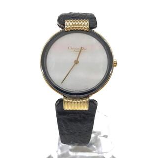 ディオール(Christian Dior) 腕時計(レディース)（ブラック/黒色系）の 