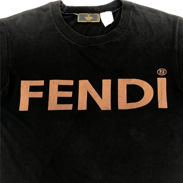 FENDI(フェンディ)のフェンディ FENDI 半袖 プリント Tシャツ カットソー レディースのトップス(カットソー(長袖/七分))の商品写真