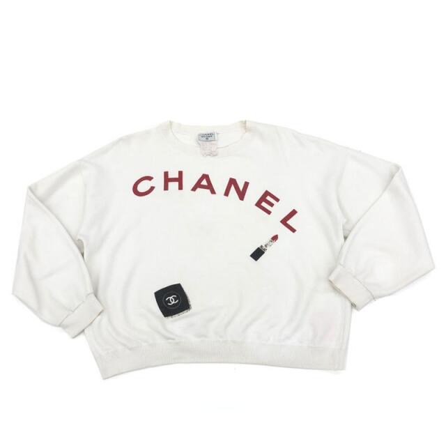 返品交換不可】 CHANEL スウェット トレーナー リップ柄 CHANEL シャネル トレーナー/スウェット