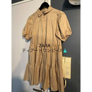 ザラ(ZARA)のZARA/ティアードワンピース(ひざ丈ワンピース)