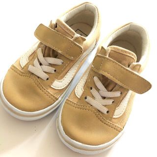 ヴァンズ(VANS)のVANS オールドスクール スニーカー ベージュ 15cm(スニーカー)