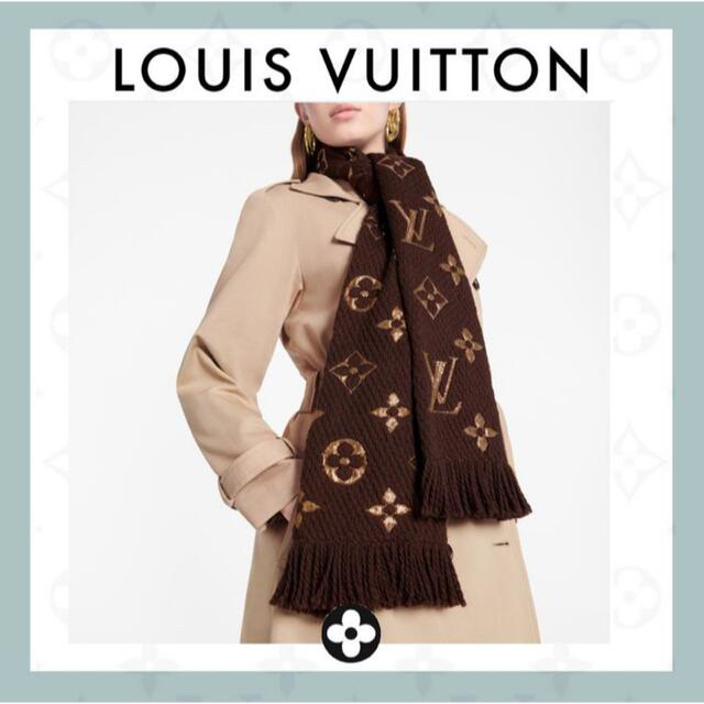 LOUIS VUITTON】ルイ・ヴィトン エシャルプ・ロゴマニア M74742 ウール