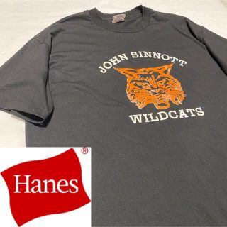 ヘインズ(Hanes)の90s 古着 ヘインズ USA製 シングルステッチ ビッグシルエット ゆるだぼ(Tシャツ/カットソー(半袖/袖なし))