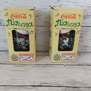 コカコーラ(コカ・コーラ)のCOCA-COLA オレオレグラス 2点セット 非売品(グラス/カップ)