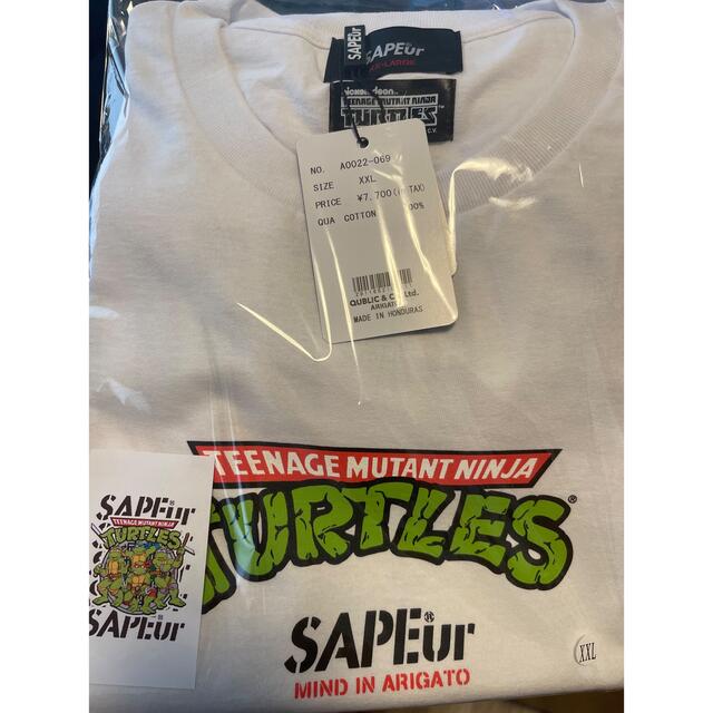 SAPEur x TURTLES Tee XXLサイズ メンズのトップス(Tシャツ/カットソー(半袖/袖なし))の商品写真