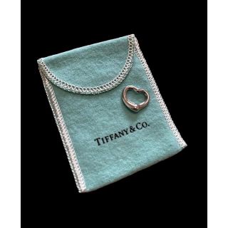 ティファニー(Tiffany & Co.)のティファニーオープンハート　ペンダントトップのみ　携帯袋付き(ネックレス)