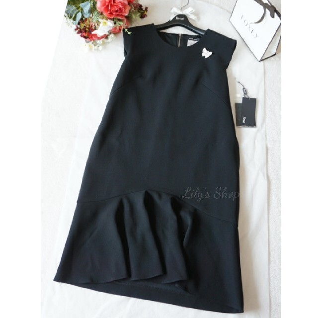 極美品♡ルネ♡裾フリル ワンピース 2022新入荷 5425円引き www