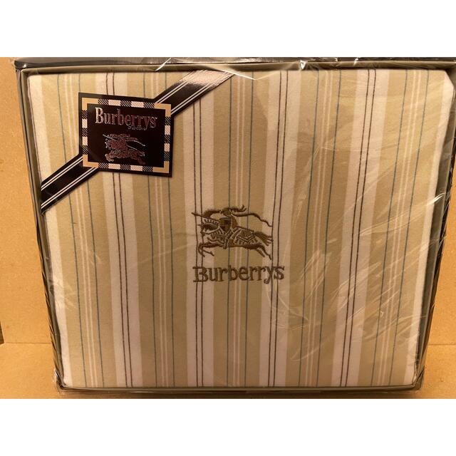 BURBERRY(バーバリー)の★新品未使用★ベッドシーツ 綿フラノシーツ BURBERRY LONDON  インテリア/住まい/日用品の寝具(シーツ/カバー)の商品写真