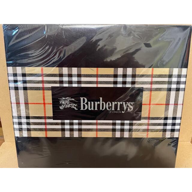 BURBERRY(バーバリー)の★新品未使用★ベッドシーツ 綿フラノシーツ BURBERRY LONDON  インテリア/住まい/日用品の寝具(シーツ/カバー)の商品写真