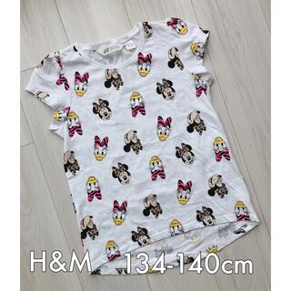 H&M - 新品 h&m 半袖Tシャツ　カットソー 134-140cm ミニー デイジー