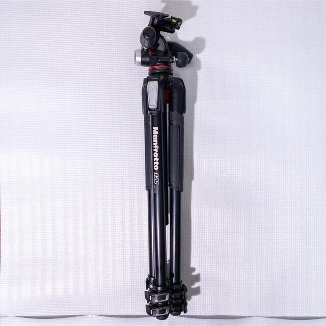 その他Manfrotto プロ三脚 055アルミ 3段 + RC2付3Way雲台キット