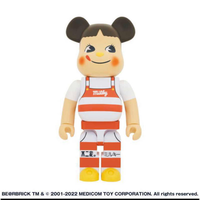 BE@RBRICK ペコちゃん ミルキー三角帽子デザイン 1000％エンタメ/ホビー