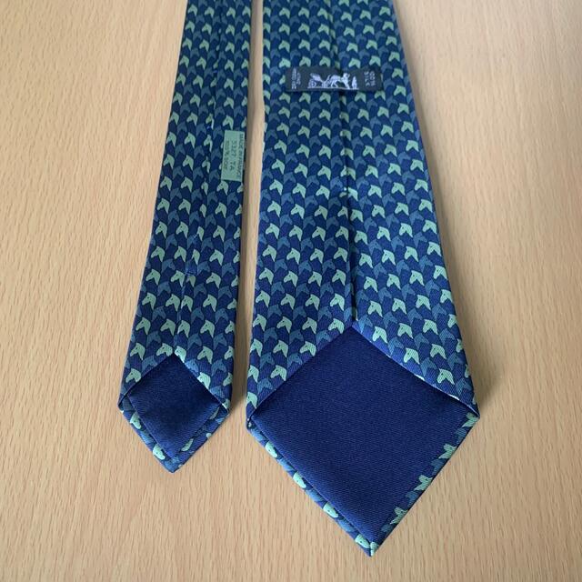 エルメス ネクタイ 馬柄 極美品