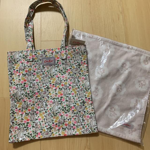 Cath Kidston(キャスキッドソン)のキャスキッドソン トートバッグ　バニーメイド　うさぎ　タオル レディースのバッグ(トートバッグ)の商品写真