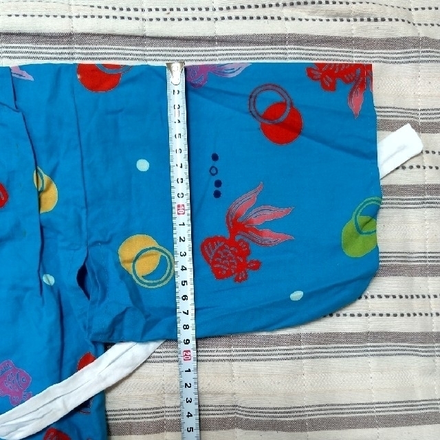 こども　浴衣　手作り　90センチくらい用 キッズ/ベビー/マタニティのキッズ服女の子用(90cm~)(甚平/浴衣)の商品写真